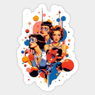 Redemptive Duty When Film Noir Meets Pop Art Color The Cleaning Lady's Silent Witness Sticker